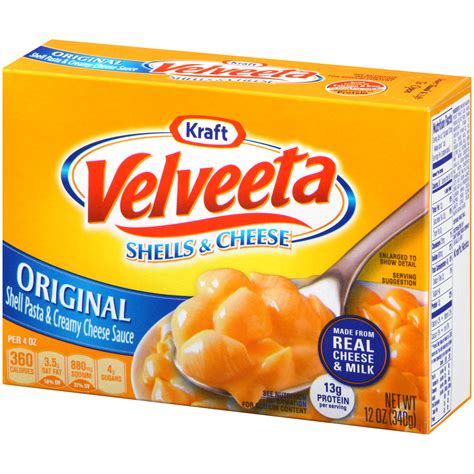 velveeta mac and cheese box