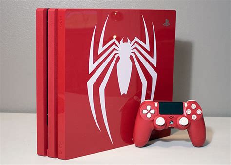 Sony PlayStation 4 Pro 1TB Marvel Spider-Man Limited Edition Console ...