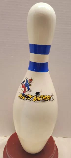 AMF BOWLING PIN - HAPPY BIRTHDAY Bowling Clown 15" $19.99 - PicClick