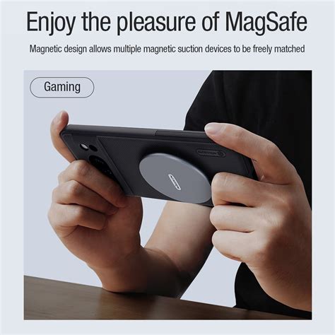 For Google Pixel 8 Pro NILLKIN Frosted Shield Pro Magnetic Magsafe Phone Case (Black) – Alexnld.com