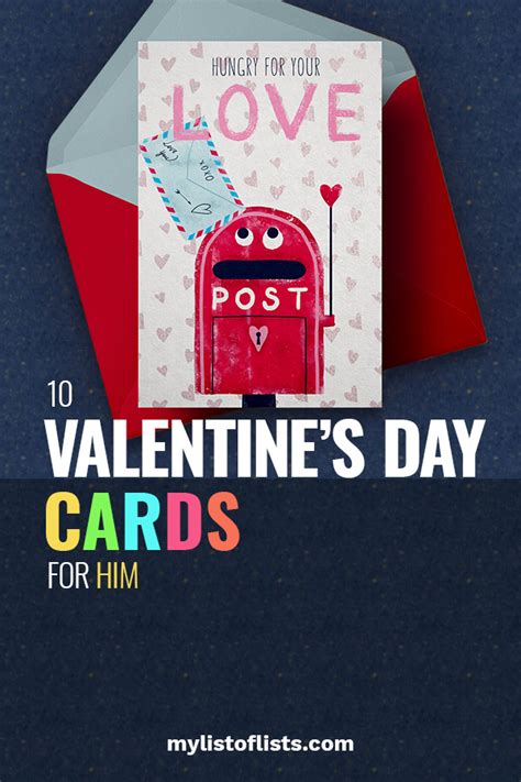 10 Valentine's Day Cards for HIM – My List of Lists | Find the best DIY home decor, holiday DIY ...