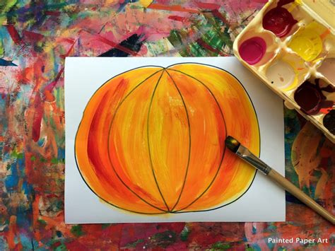 The Pumpkin Patch – Painted Paper Art