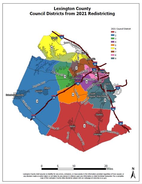 Council District Map | County of Lexington