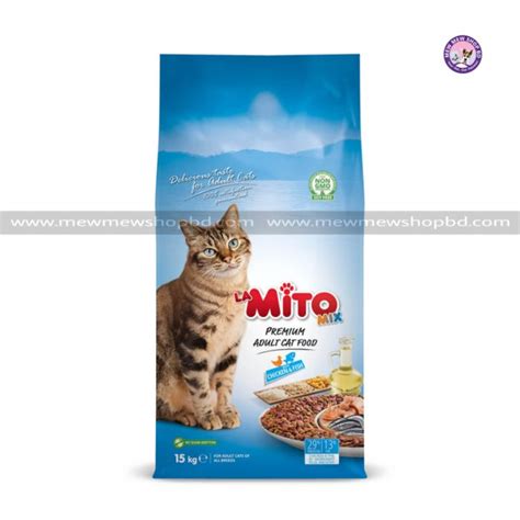 Mito Adult Cat Food with Chicken & Fish 15 kg - MewMewShopBd