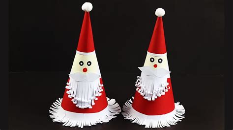 DIY Santa Claus Cap With Paper | How To Make Santa Claus | Christmas ...