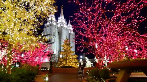 The Temple Square Christmas Lights are On - The Daily Universe