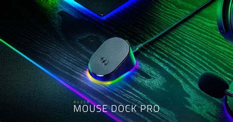 Wireless Mouse Charging Dock with 4K Hz Polling Rate - Razer Mouse Dock ...