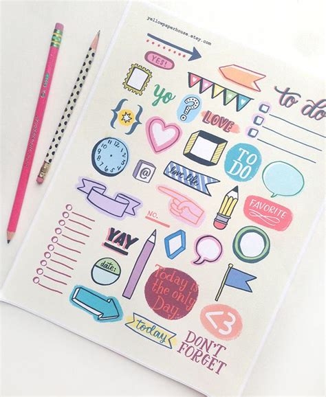 Pin em Cute Planner Ideas