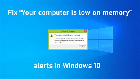 Remove “Your computer is low on memory” pop-up in Windows 10/8/7 - MySpyBot