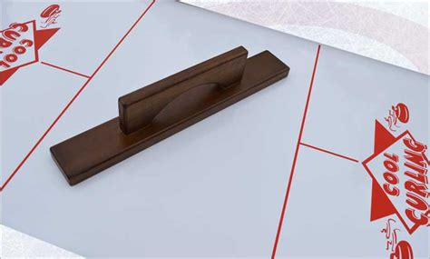 The Original 8ft. Red Trim | Cool Curling Game Tables