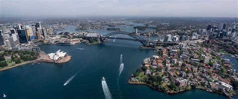 Aerial Overview of Port Jackson · Free Stock Photo