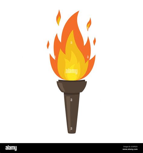 Olympic torch icon hi-res stock photography and images - Alamy