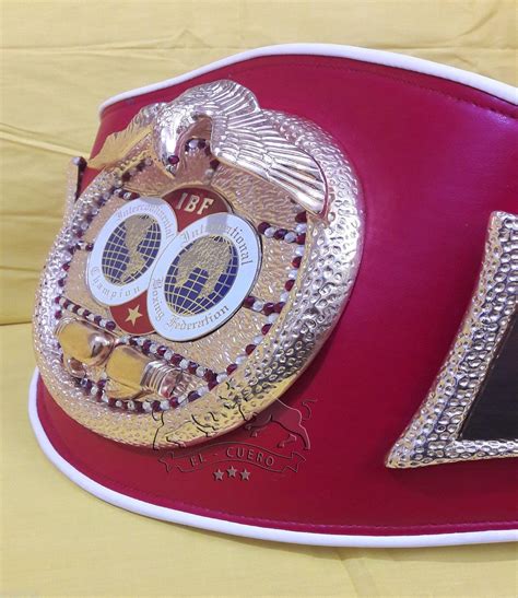 IBF INTERNATIONAL BOXING FEDERATION Title Belt | Zees Belts