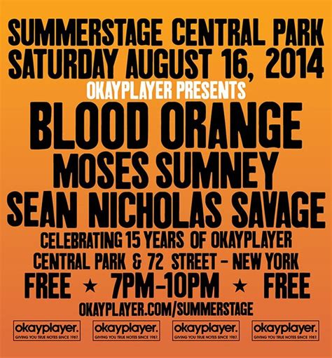 Blood Orange, Moses Sumney + Sean Nicholas Savage Close Out Okayplayer ...