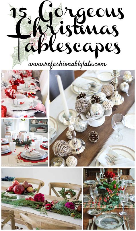 15 Gorgeous Christmas Tablescapes • RUTHIE TABONE DESIGN