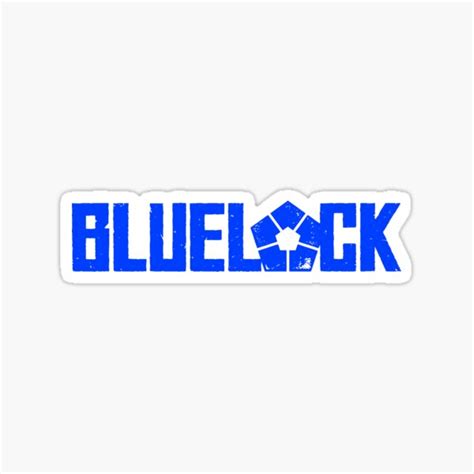 "Bluelock Logo" Sticker for Sale by KamkamVI | Redbubble