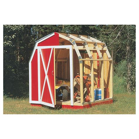 Quick Framer Universal Storage Shed Framing Kit — Gambrel Roof ...