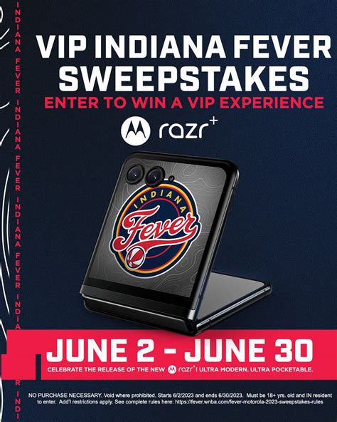 Indiana Fever on Twitter: "get the Fever VIP Experience. enter for the chance to win 4 premium ...