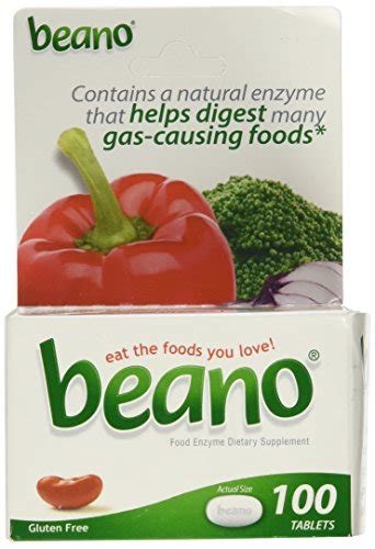 Beano - Beano Helps Prevent Gas, 100 tablets - The Medical Supplies ...