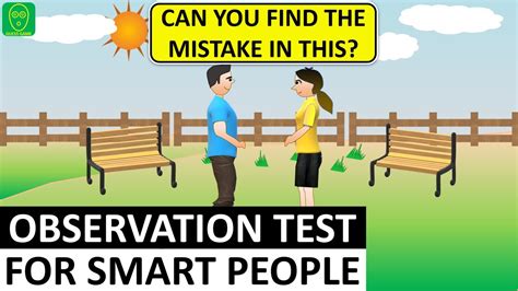 SPOT the MISTAKE | Test your Observation Skills to Find the Mistake in this Visual Puzzle, - YouTube