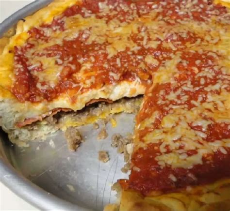 Chicago-Style Stuffed Pizza Recipe - Secret Copycat Restaurant Recipes