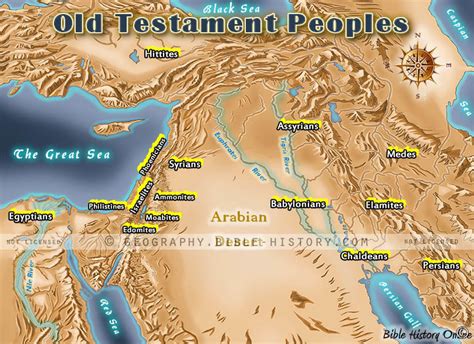 Old Testament Maps And Charts