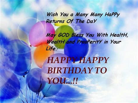 Happy Birthday Wishes Quotes – Birthday Wishes, Greetings | Happy birthday wishes quotes, Happy ...