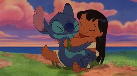 Lilo And Stitch Hug Cartoon Image Wallpaper For Mac - jenolcross