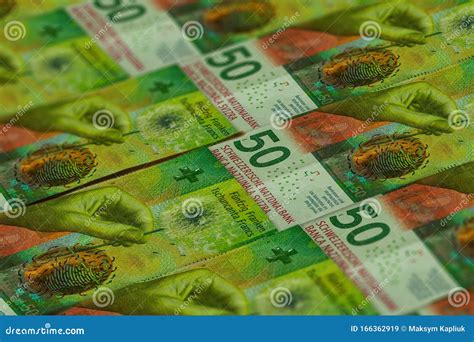 CHF. Swiss Francs Banknotes Background Stock Image - Image of monetary ...