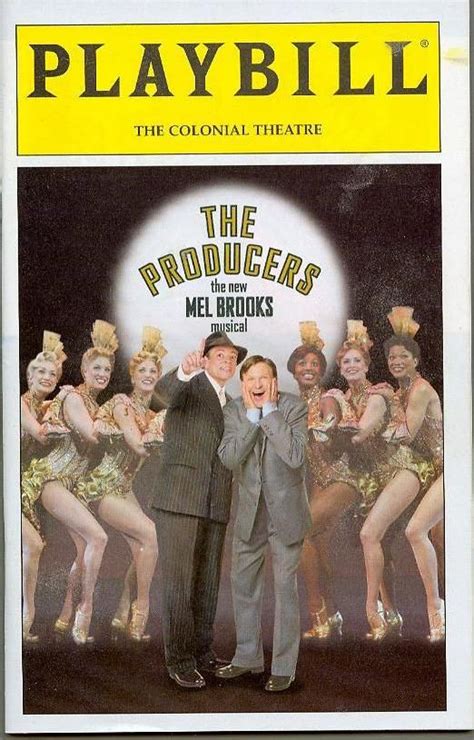 The Producers | Musical theatre broadway, Mel brooks movies, Musicals