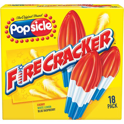 Bomb Pops, Rocket Pops, and Firecrackers Popsicles