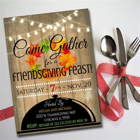 Friendsgiving Party Invitation | TidyLady Printables