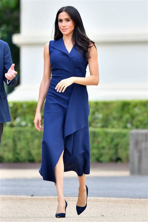 Meghan Markle Wears Dion Lee Dress October 2018 | POPSUGAR Fashion UK