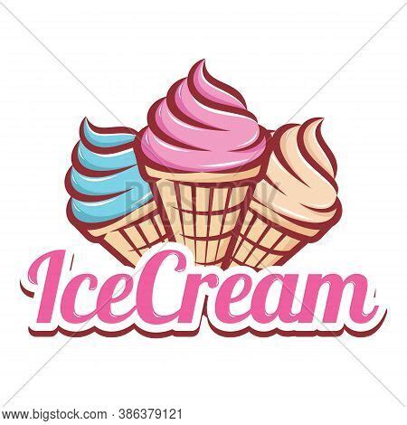 Ice Cream Logo Design Vector & Photo (Free Trial) | Bigstock