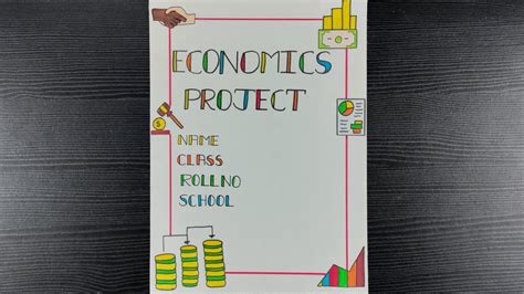 Border Design For Economics Project // Economics Front Page Design //Cover Page Design For ...