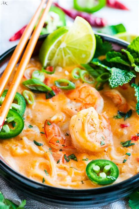 Easy thai shrimp soup – Artofit