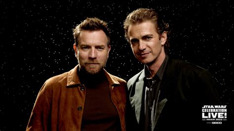 Obi Wan Kenobi's Ewan McGregor and Hayden Christensen join the Star Wars Celebration LIVE - Obi ...