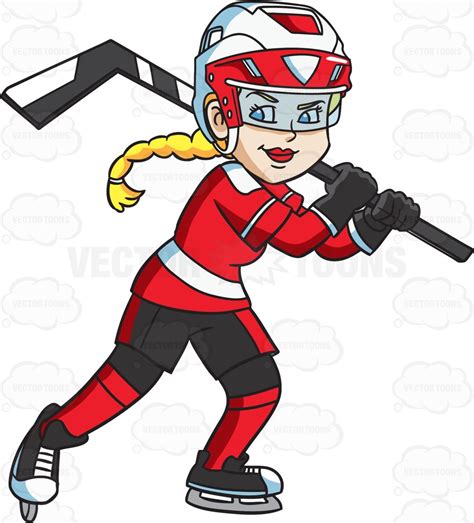 Cartoon Hockey Stick Clipart | Free download on ClipArtMag