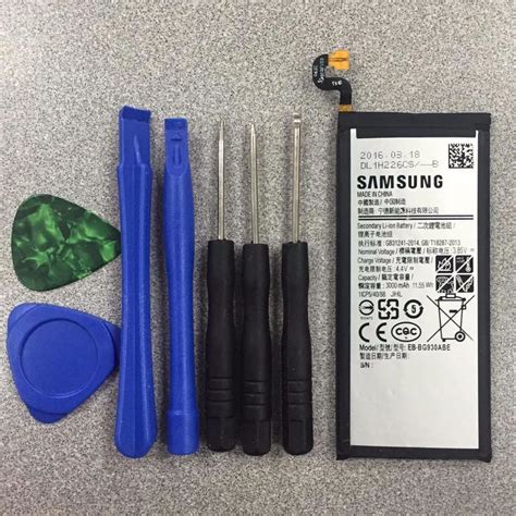 100% New Original Samsung Battery 3000mAh Li ion Replacement Battery for Samsung Galaxy S7 G9300 ...