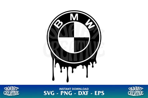 BMW Logo Drip SVG - Gravectory