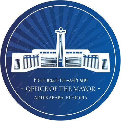 Premium Vector | Addis Ababa Ethiopian City mayor office logo