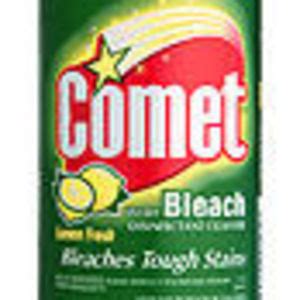 Comet Scratch Free Lemon Fresh with Bleach Disinfectant Cleanser ...