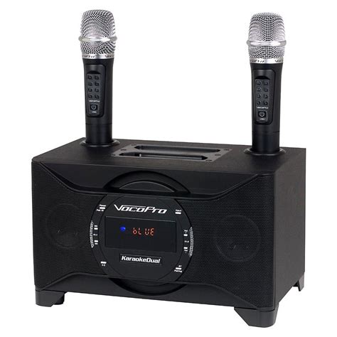 VocoPro KARAOKEDUAL All-In-One Karaoke Boom Box with Wireless Mics in 2021 | Karaoke system ...