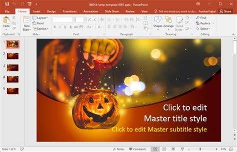 Free Halloween PowerPoint Template