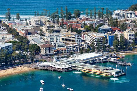 Aerial Stock Image - Manly Wharf
