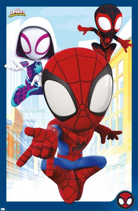 Marvel Spidey And His Amazing Friends - Group Wall Poster, 22.375" x 34" - Walmart.com ...