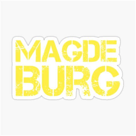 "Magdeburg design" Sticker for Sale by Stylehigh | Redbubble