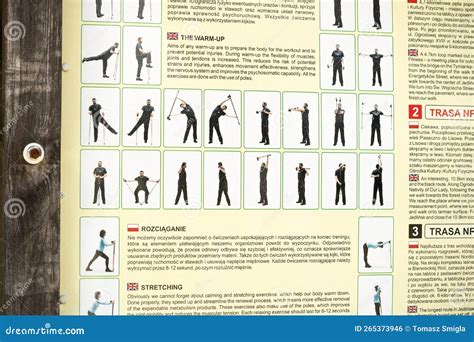 Nordic Walking Exercise, Simple Warm Up Exercises How To Info, Descriptions. Public Park ...