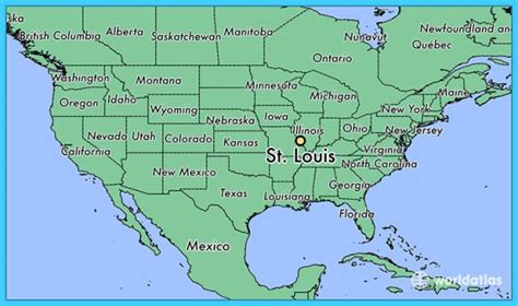 Map of St. Louis - TravelsMaps.Com