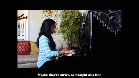 Maybe - Annie Soundtrack Piano Cover (With Lyrics) - YouTube